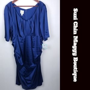 Suzi Chin for Maggy Boutique New Blue Dress 22W